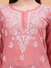 Aiza Modal Short Kurti- Pink