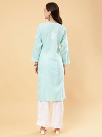 Myra Cotton Kurti- Mint Green