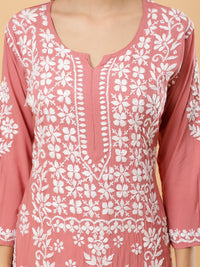 Aadhya Pure Modal Kurti- Pink