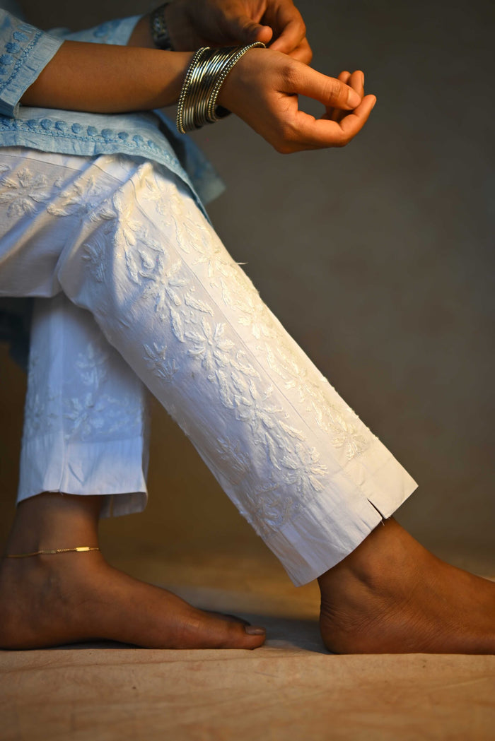 Ramya Cotton Lace Pants