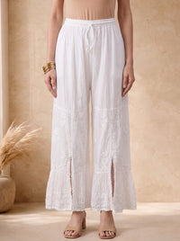 Fiza Cotton Garara- White