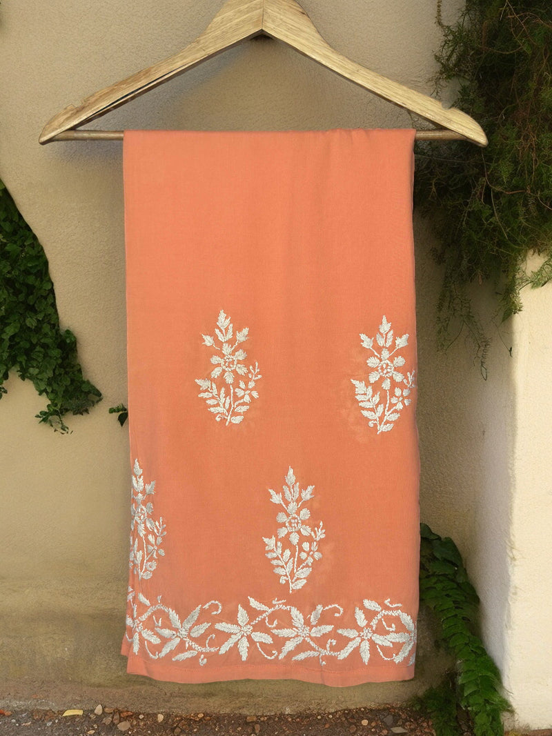 Komal Pure Modal Kurta Set- Peach